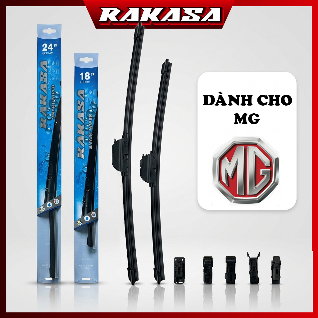 Bộ gạt mưa silicon RAKASA cho MG – Gạt sạch, êm, bền bỉ Bộ gạt mưa silicon RAKASA cho MG – Gạt sạch, êm, bền bỉ
